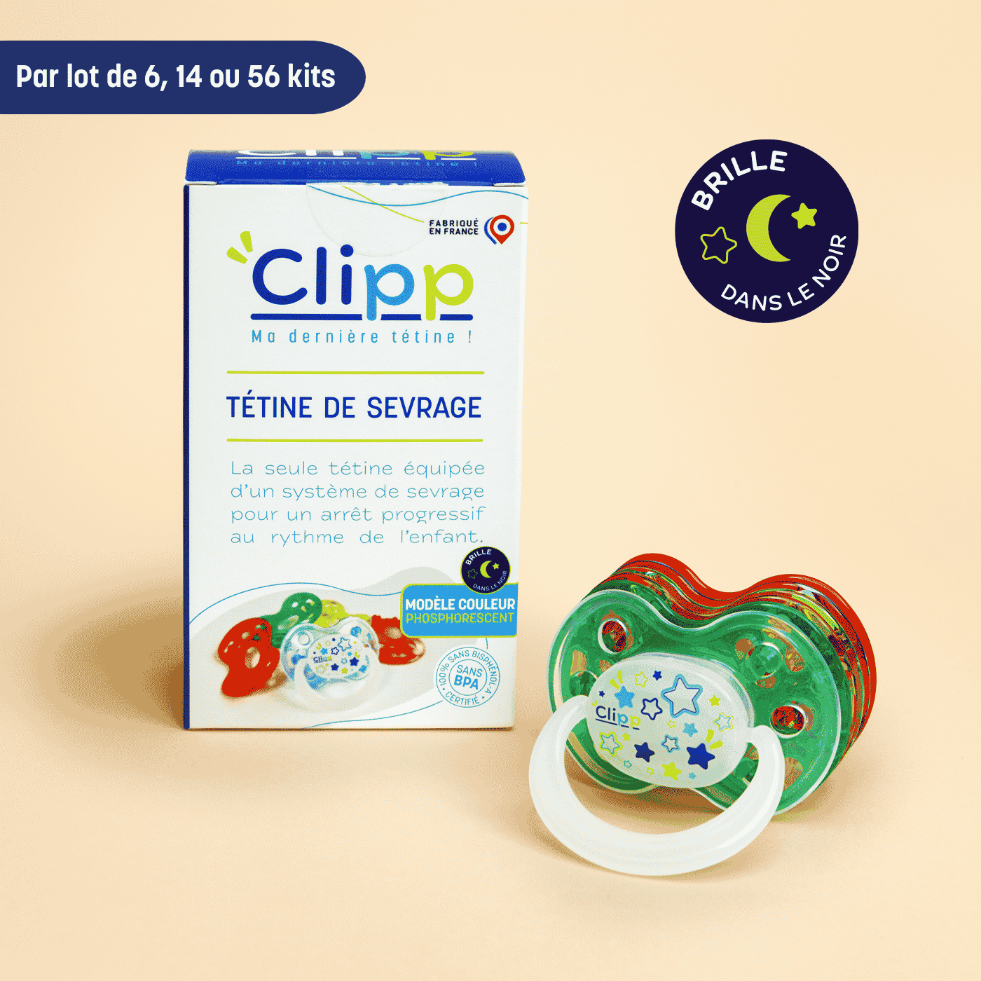 Los Clipp-Kits – Entwöhnungssauger (Farbe)