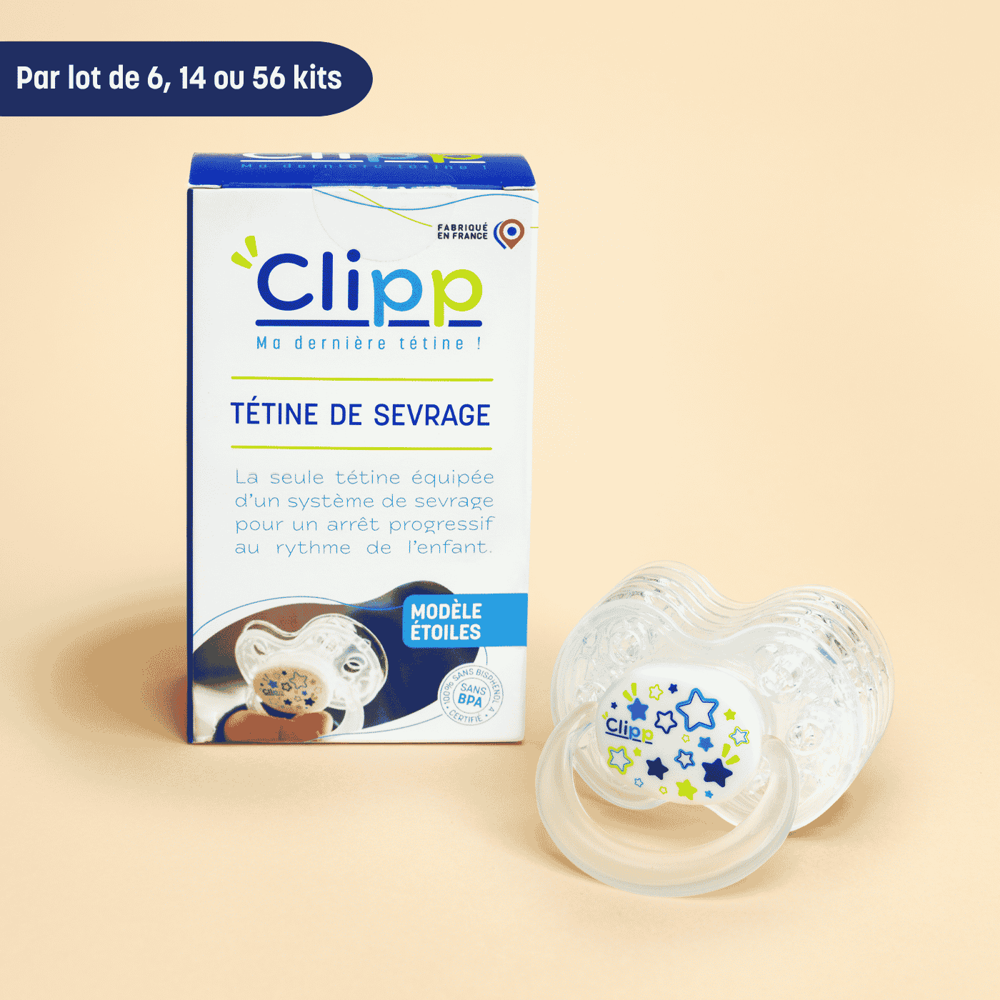 Lot kits Clipp – Tétine de sevrage